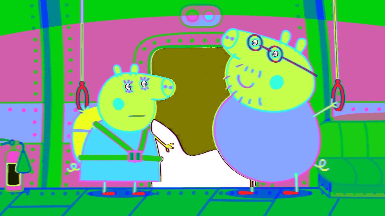 Don't Worry Mommy Pig! Remember You Parachute! - Peppa Pig (Sponsored by: Gamavision Csupo Effect)