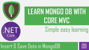 Insert & Save Data in MongoDB | Inserting Document | CRUD Operation in MongoDB | Asp.Net Core Mvc