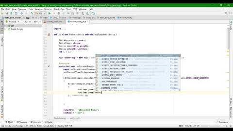 Android Audio Recorder - Android Studio Tutorial part 5