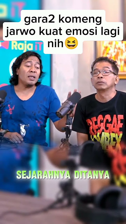 Gawat jarwo kuat emosi lagi gara2 komeng #trending #podcasthariini  #sorts #komedi #komengjarwo