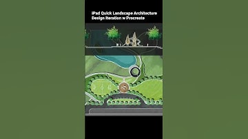iPad Quick Landscape Architecture Design Iteration with Procreate