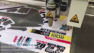 car sticker cutting machine with ccd camera oscillate knife cutting machine screenshot 3