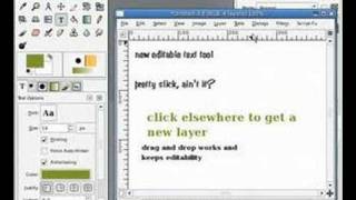 GIMP-TEXT tool