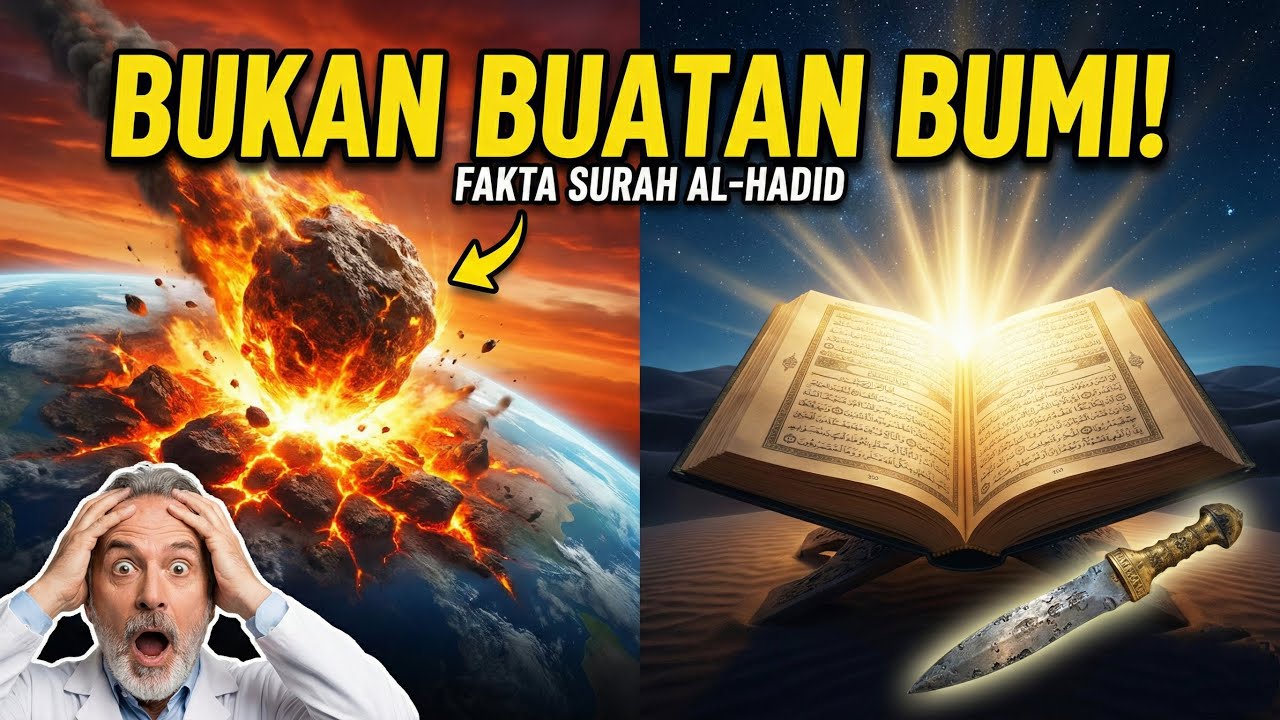SAINS BARU TAHU, AL-QUR'AN SUDAH CATAT 14 ABAD LALU! MISTERI SURAH AL-HADID