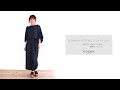 EDIST. CLOSET 2018 Summer Collection ムービー　リヨセルラップデザインワイドパンツ