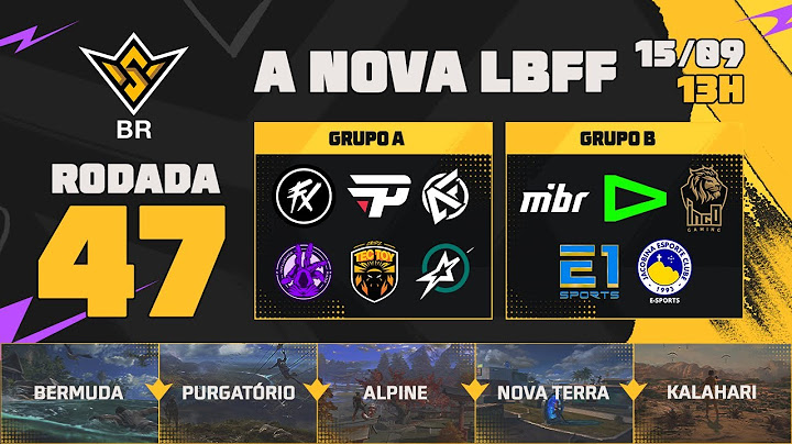 A NOVA LBFF🚨FFWS BR 🏆RODADA 47 - GRUPOS A e B | LBFF 🚨 #FREEFIRE