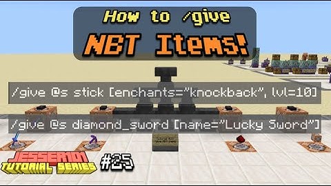 How to /give NBT Items in Minecraft (Bedrock Edition) 1.16+ - Tutorial Series #025