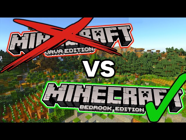 Minecraft Bedrock or Java - What are key differences and which