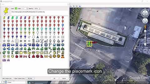 Google Earth: Create placemark