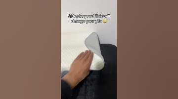 Side sleepers, try this game-changer! #sidesleeper #sleep