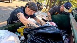 We Had Fun Dumpster Diving at Apartments!