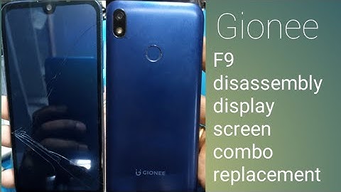 Gionee F9 disassembly/ display screen combo replacement
