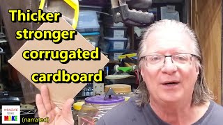 133. Simple DIY - working with corrugated cardboard - part 1