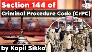 Section 144 of Criminal Procedure Code explained - Rajasthan Judicial Services Exam, RPSC J, PPSC J