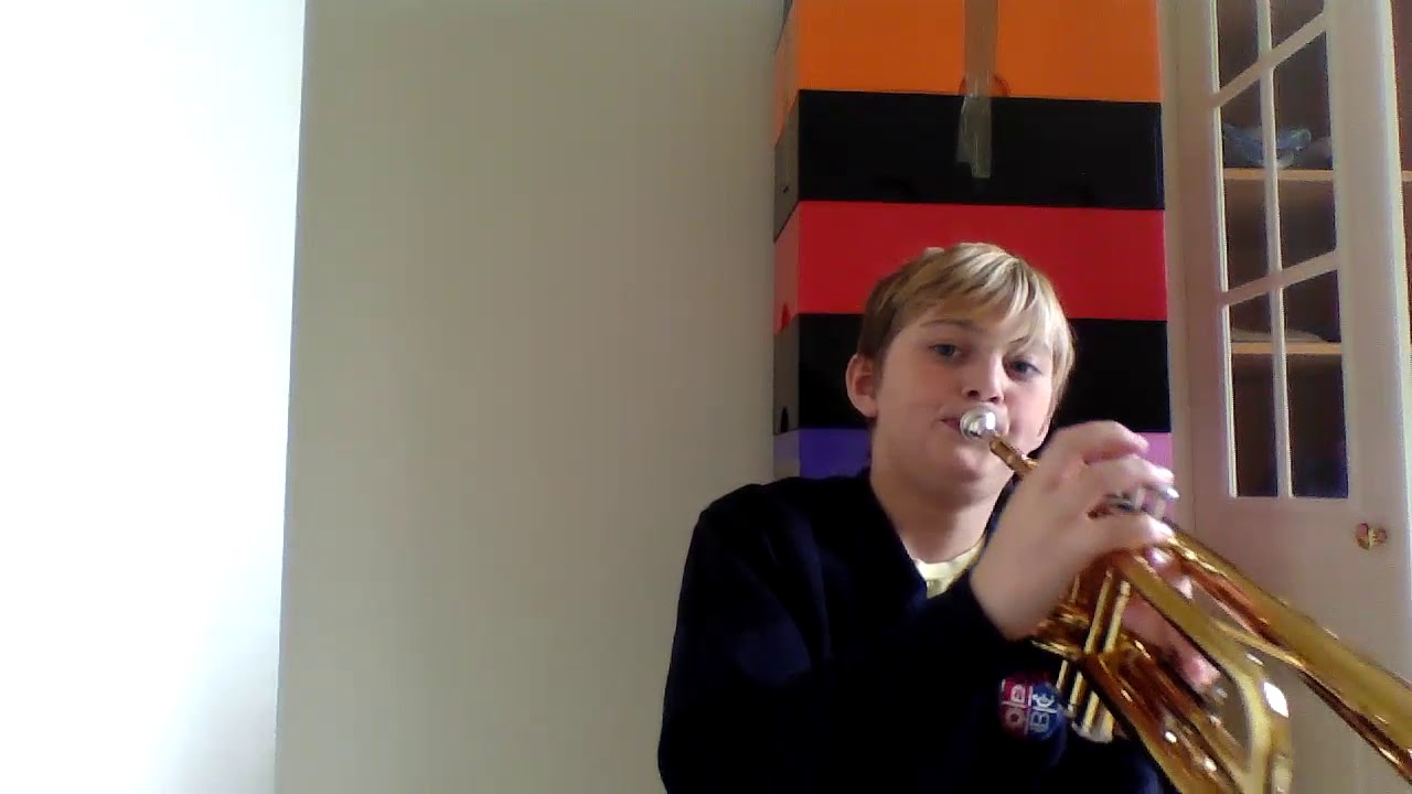 Hot cross buns on trumpet! YouTube