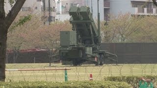 ＰＡＣ３を防衛省に搬入 ミサイルに迎撃態勢