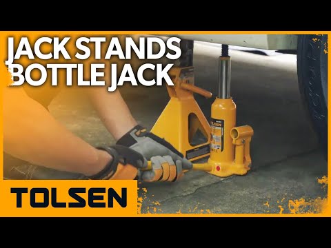 Підставка під автомобіль 3 т, 275-425 мм (2 шт.) Tolsen 65483, видео 1