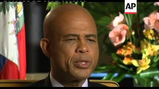 AP EXCLUSIVE Interview with Haitian president Martelly