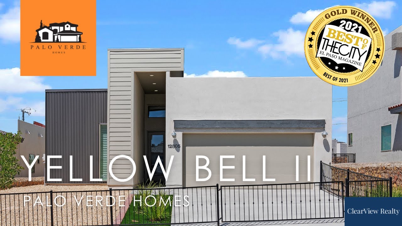 Yellow Bell II Contemporary Home Tour by Palo Verde Homes Voted Best
