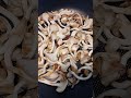 Golden browned yellow oyster #mushrooms fried in butter n olive oil with ginger