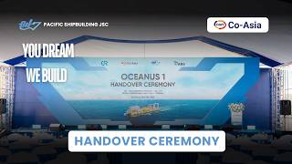 OCEANUS 01 - Cable Laying Vessel Handover Ceremony - Pacific Shipbuilding JSC