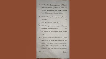 Cost and Management Accounting ll Semester 6 B.com Question Paper