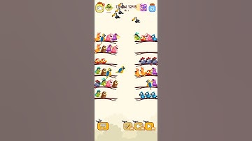 Bird sort calar game leval 1245 #games #leveldesign #colorgame #gameplay #colorconcept #gaming game