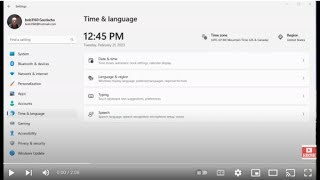 Windows 11 - Selecting Time zone automatically