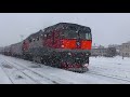 Train journey from Moscow to Yamal, Siberia