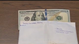 Envelope labeled ‘Jacob’s Christmas money’ contained six fake $100 bills, police say
