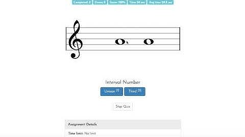 ToneSavvy - Tutorial 1 Identifying Unisons and Thirds (Treble)