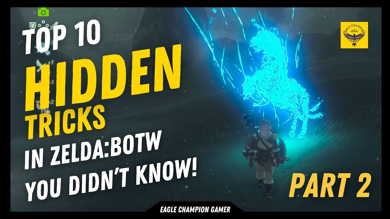 Top 10 Hidden Tricks in Zelda BOTW Part 2 Taming and Traveling with