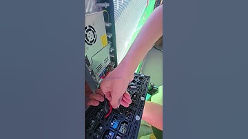 We need to add a signal line. #ledwall #leddisplay #ledscreen #ledmodules #eagerled