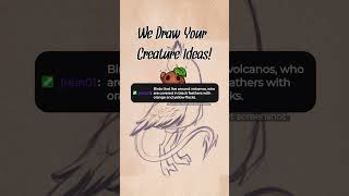 TTRPG Volcano Bird Creature