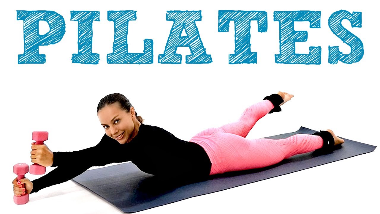 PILATES WITH WEIGHTS (ANKLE WEIGHTS OPTIONAL) Daily Workout at Home