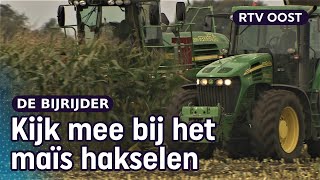 De Bijrijder special: meerijden op de trekker tijdens mais hakselen | RTV Oost