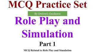 1| Role Play and Simulation MCQ, role play mcq, simulation mcq, lucknow university bba mcq exam,