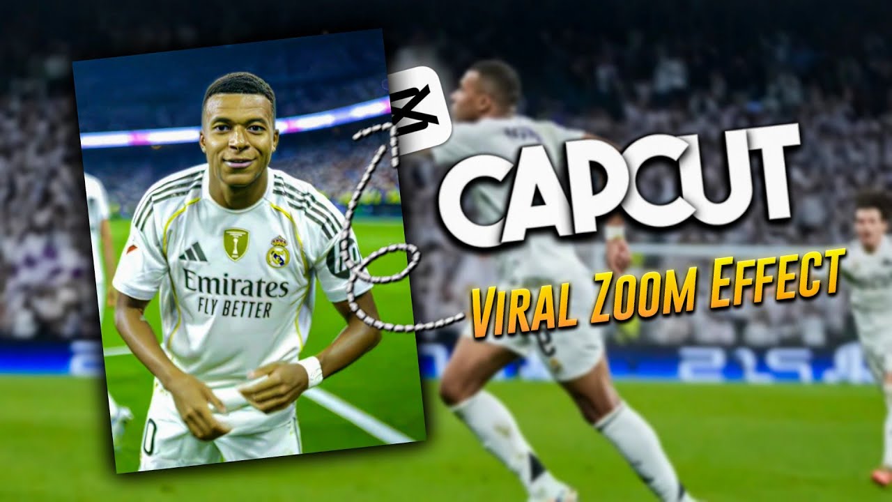 TikTok viral zoom effect tutorial on capcut