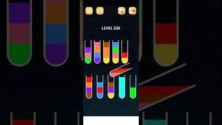 COLOR SORT PUZZLE LEVEL 526
