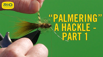 "Palmering" A Hackle - Part 1