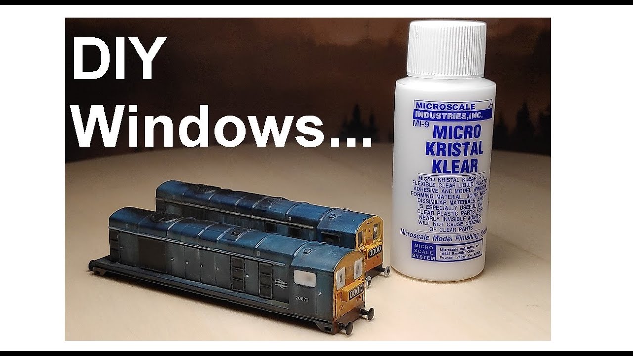 DIY Windows using Kristal Klear from Microscale 