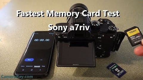 Best memory card for sony a7r iv