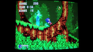 Sonic 3 RGB on a Sony PVM-14M2U