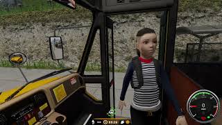 Bus Driving Simulator : EVO (PS4) - California: Los Angeles Routes 4 & 5 - Yellow School Bus screenshot 3