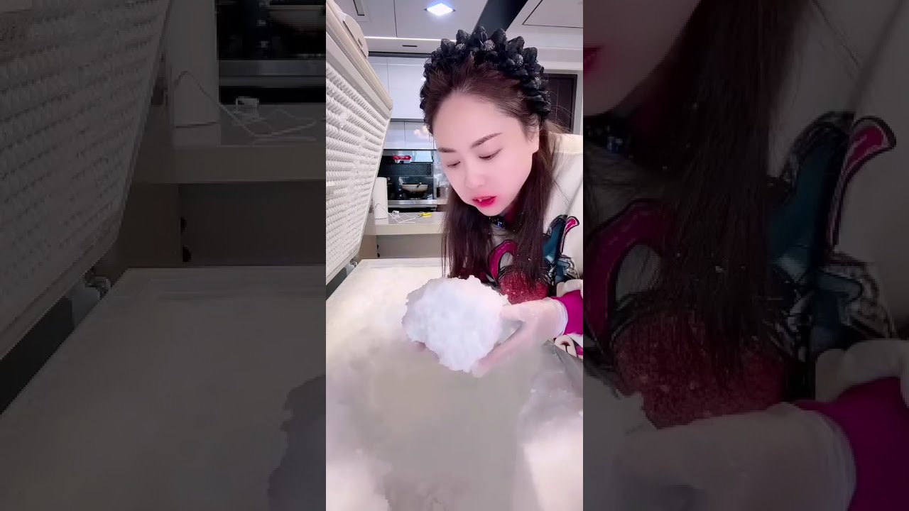 ASMR ICE EATING  #matcha #matchalover #matchalovers   