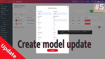 Create model form salary for update Laravel 8 | HR System Management