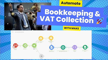 Make Automation & ChatGPT: automate bookkeeping, how to convert pdf invoice to rows in google sheets