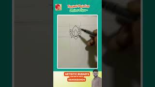 😍 Lotus Flower - Learn Basic Of Tanjore Painting