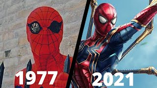 Evolution of Spider-Man in movies and TV series facts (1977 - 2021) | Hero-time playlist | Onion TV