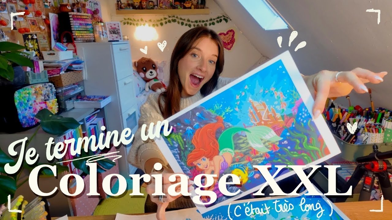 COLORIAGE XXL FORMAT POSTER 🎨